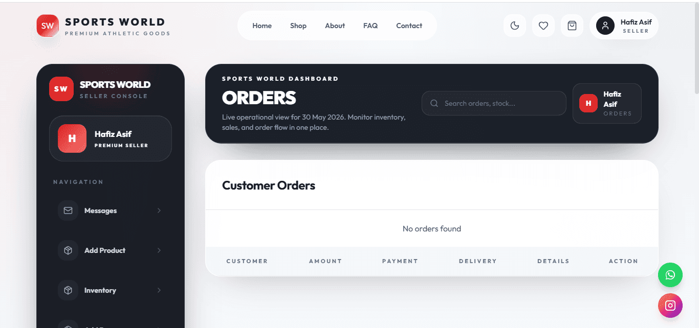 Sports World – E-Commerce & Store Management System gallery image 5