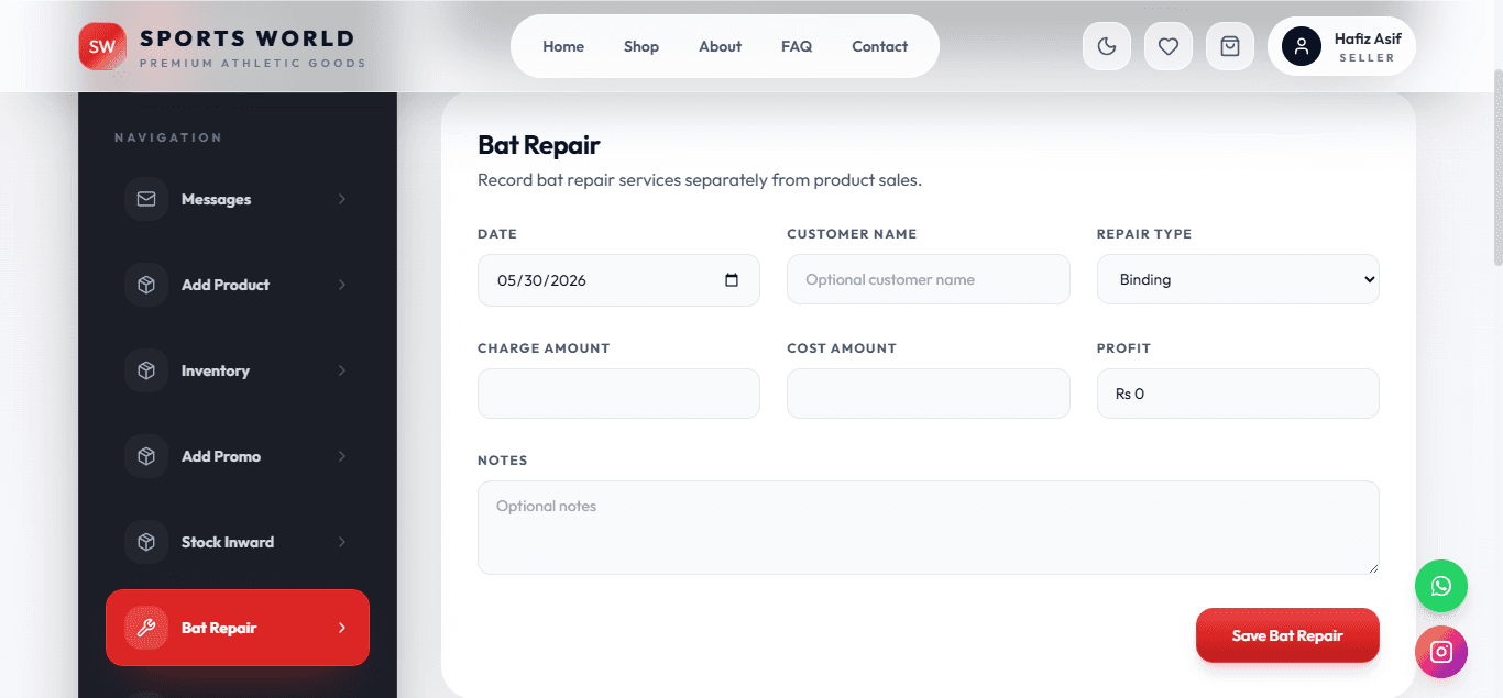 Sports World – E-Commerce & Store Management System gallery image 8