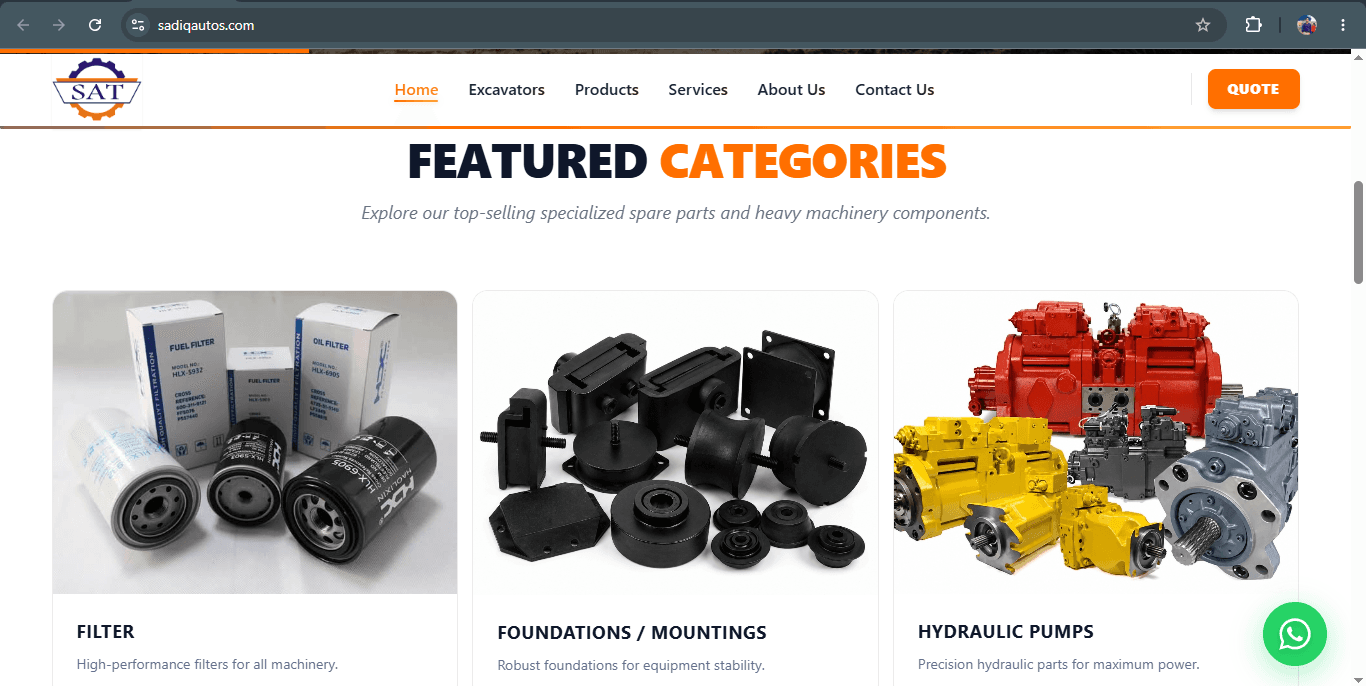 Sadiq Auto Traders – Heavy Machinery & Spare Parts Platform gallery image 2