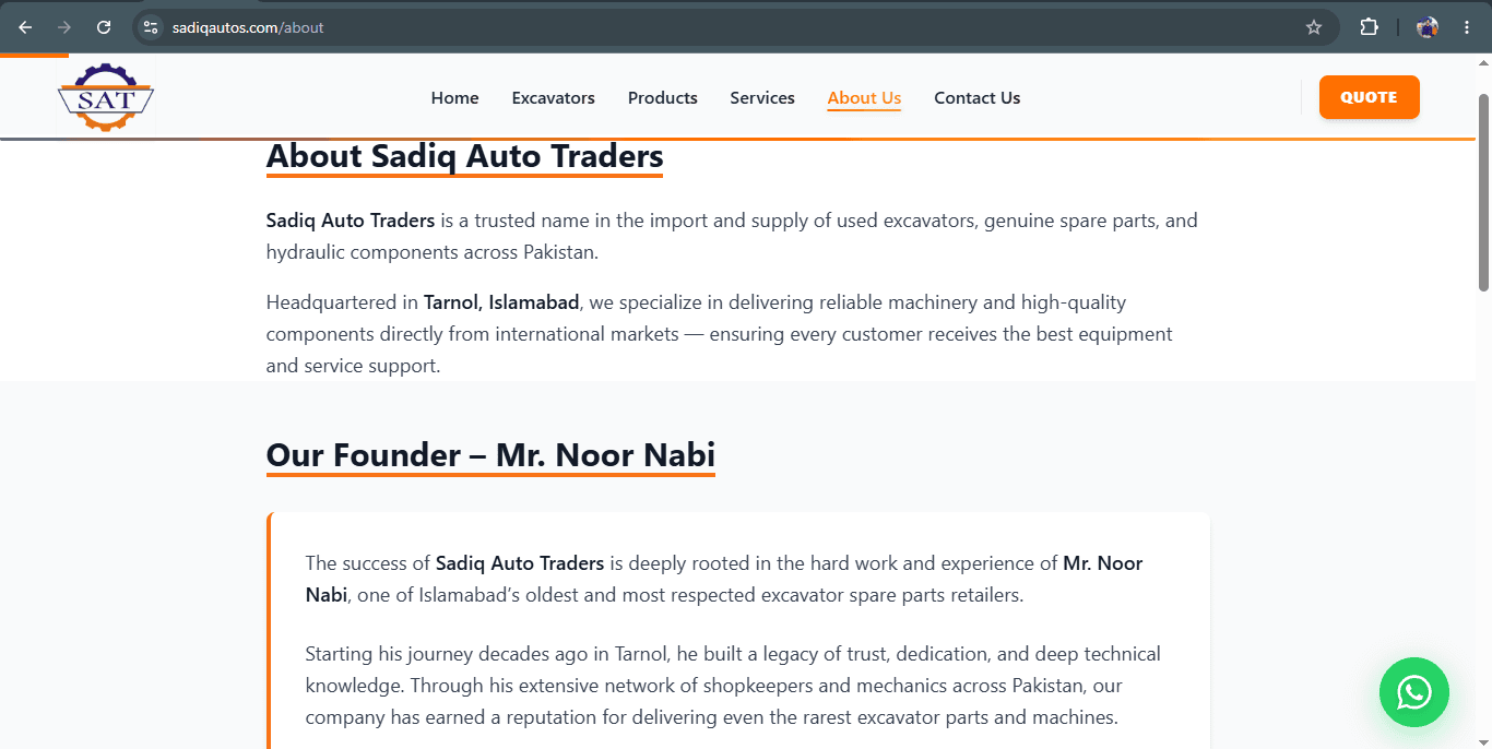 Sadiq Auto Traders – Heavy Machinery & Spare Parts Platform gallery image 8