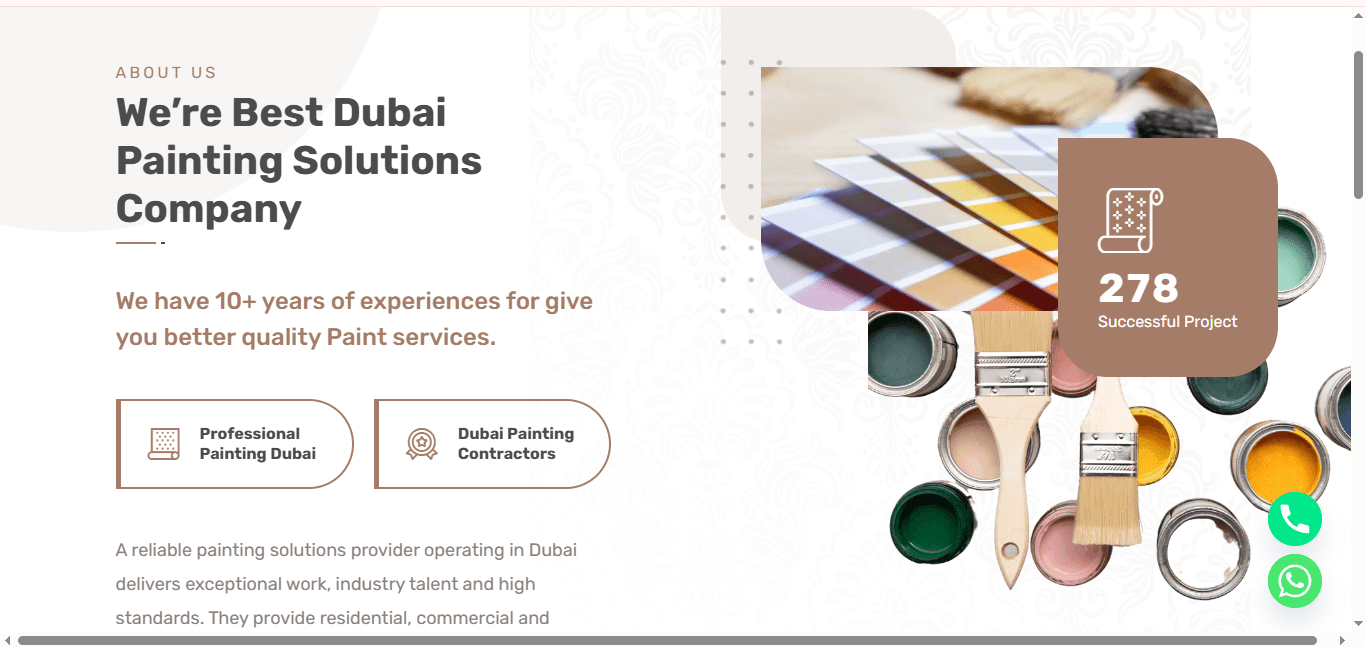 Dubai Painting Services – Professional Painting & Renovation Website gallery image 3