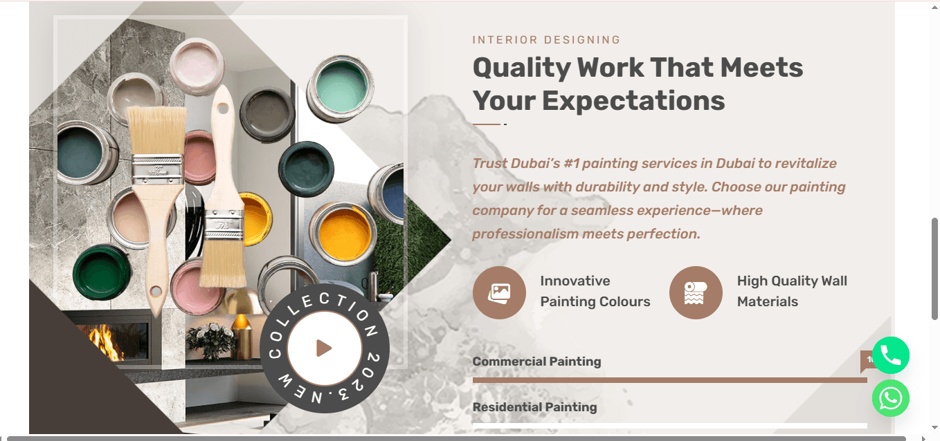 Dubai Painting Services – Professional Painting & Renovation Website gallery image 4