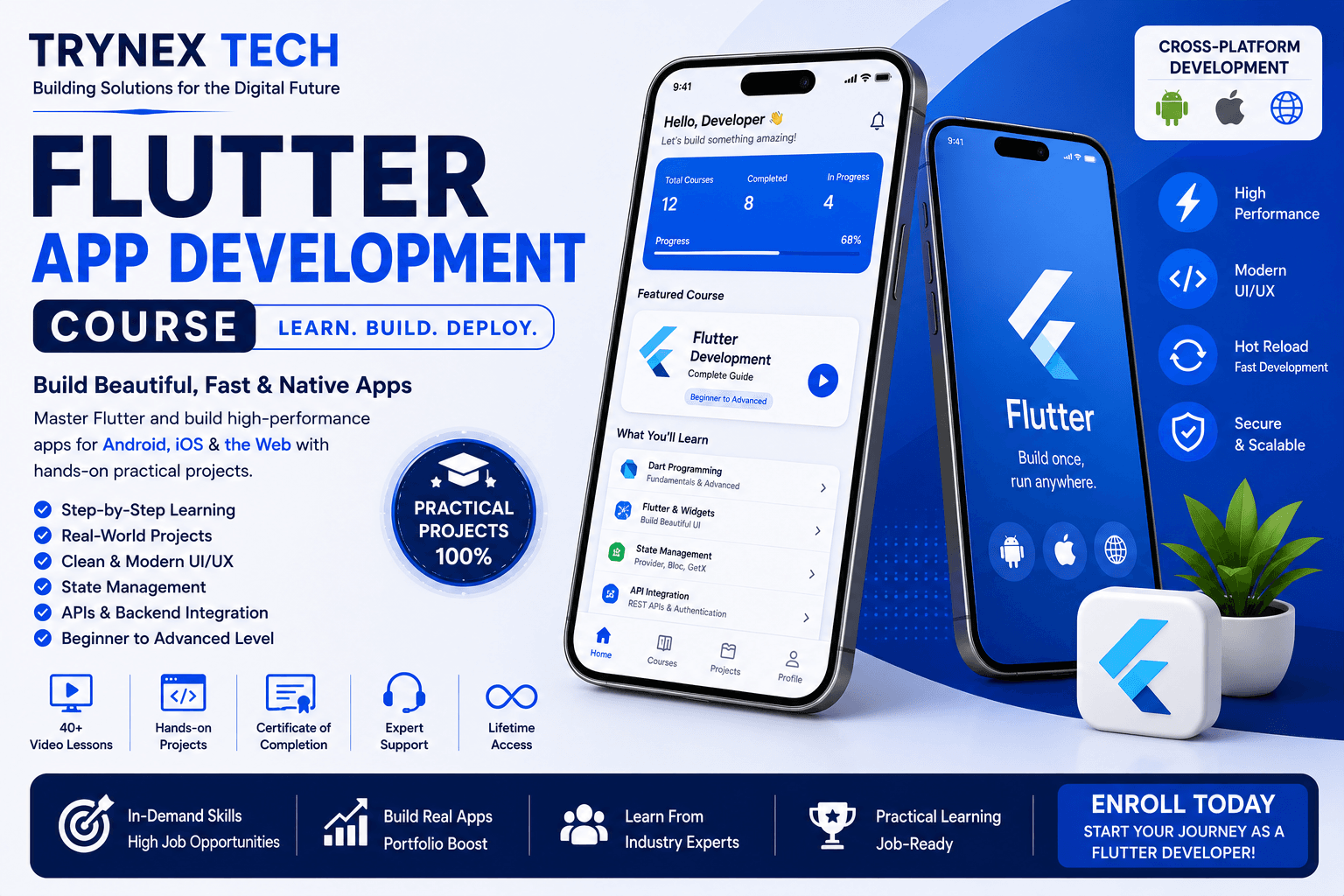 Flutter App Development Course